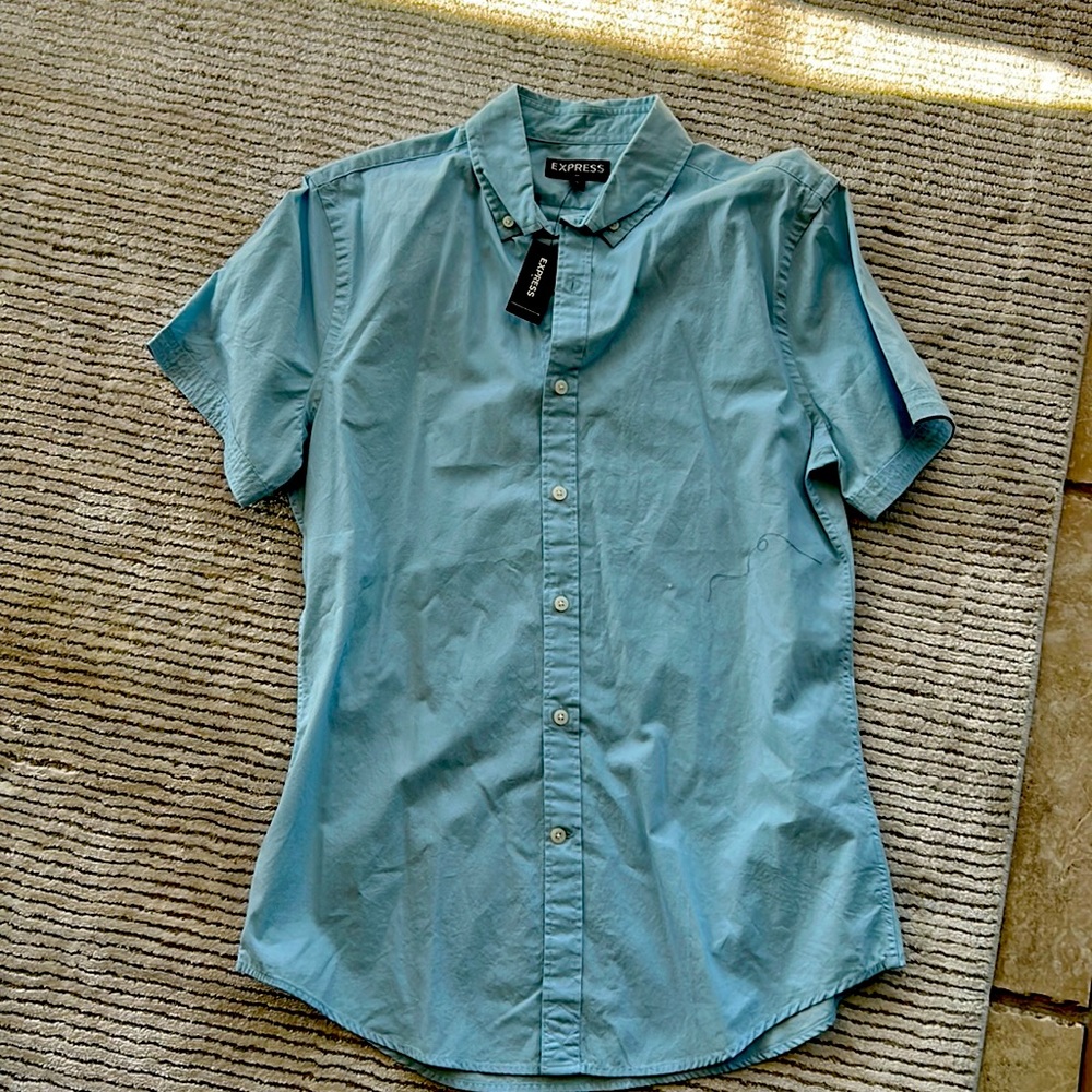 Express baby blue brand new shirt